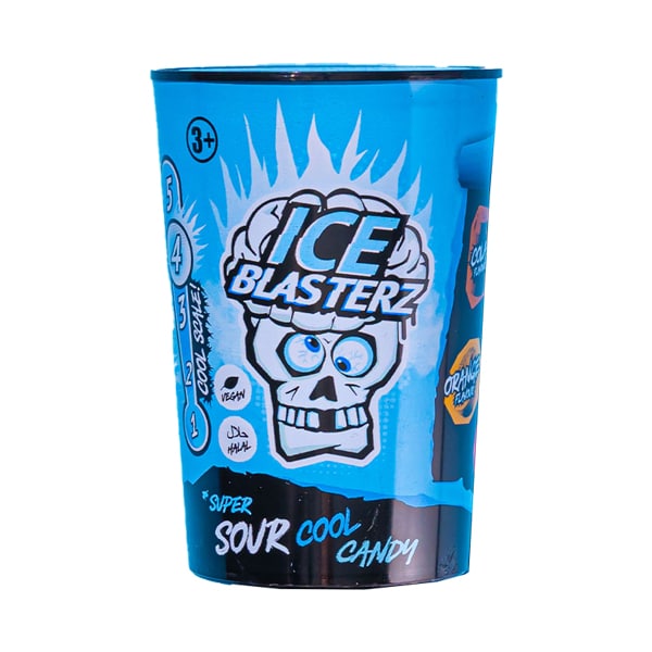 Brain Blasterz Ice Sour Candy Container 48g