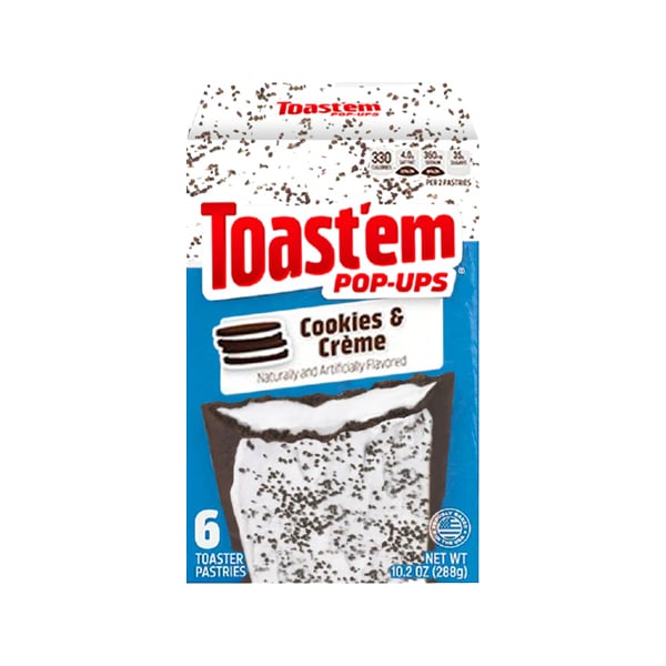 Toast'Em Pop-Us Cookies & Creme 288g